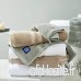 Serviette Éponge en Coton Blanc Trois Pièces - B07VRPF7FJ